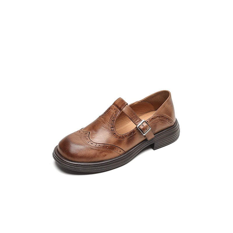 PASO SERENO | ELEGANTES MARY JANES DE CUERO