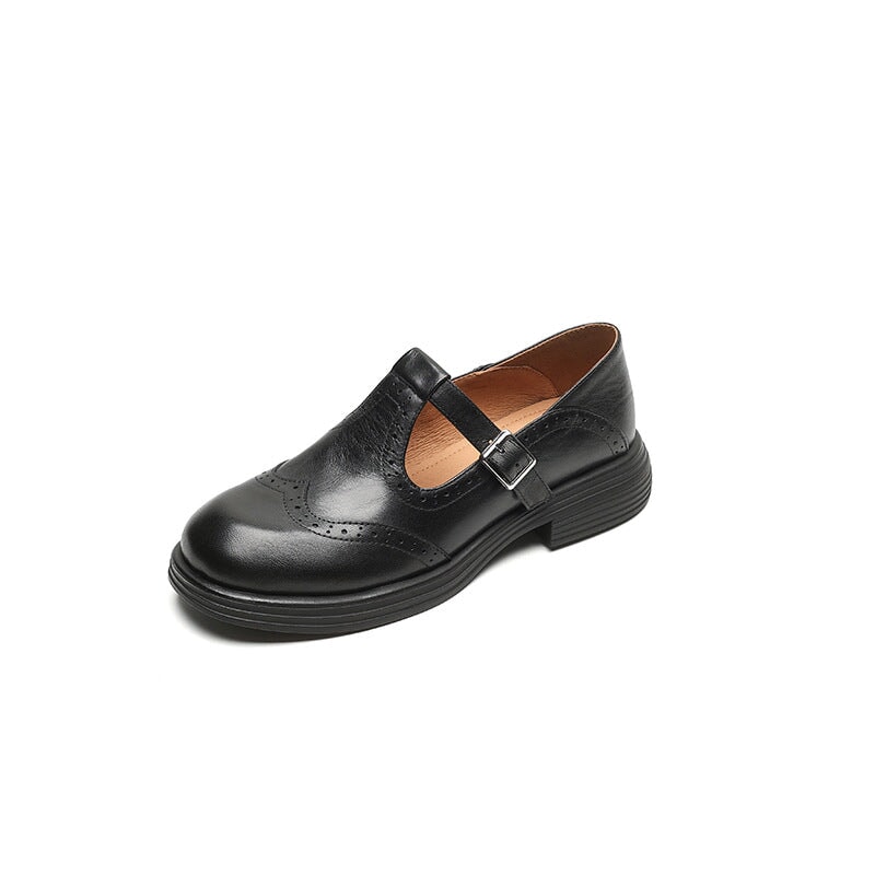 PASO SERENO | ELEGANTES MARY JANES DE CUERO