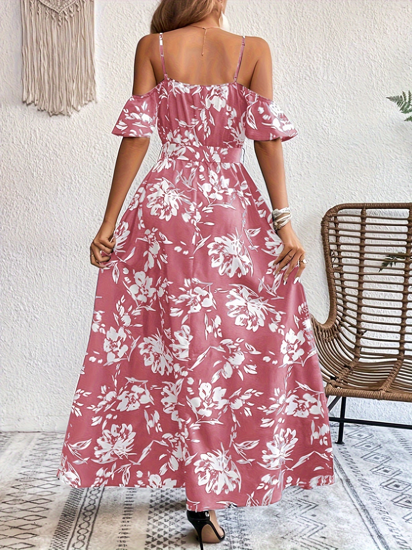 Leire | Vestido Elegante Con Estampado Floral