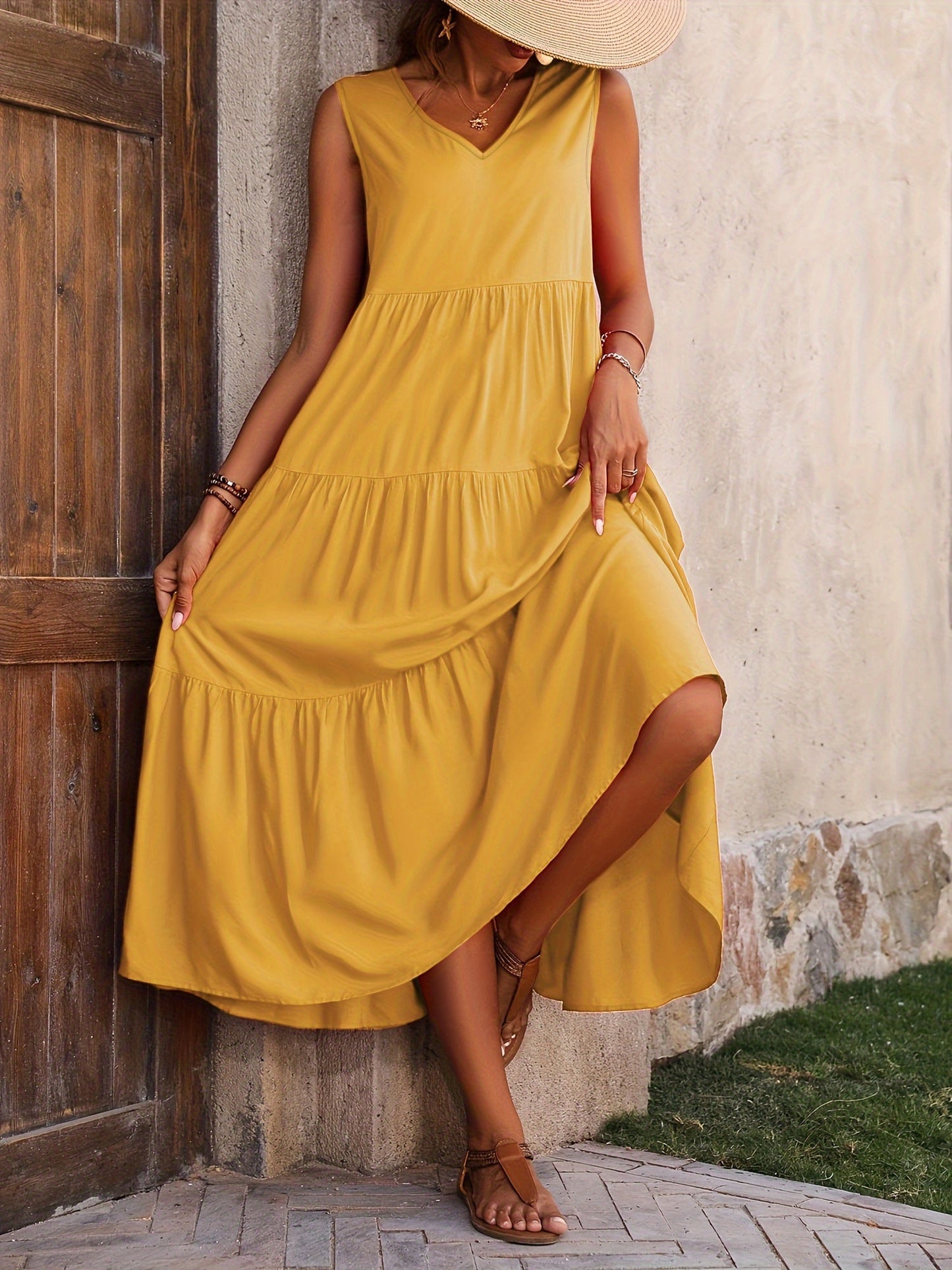 Silvia | Vestido Casual De Cuello En V
