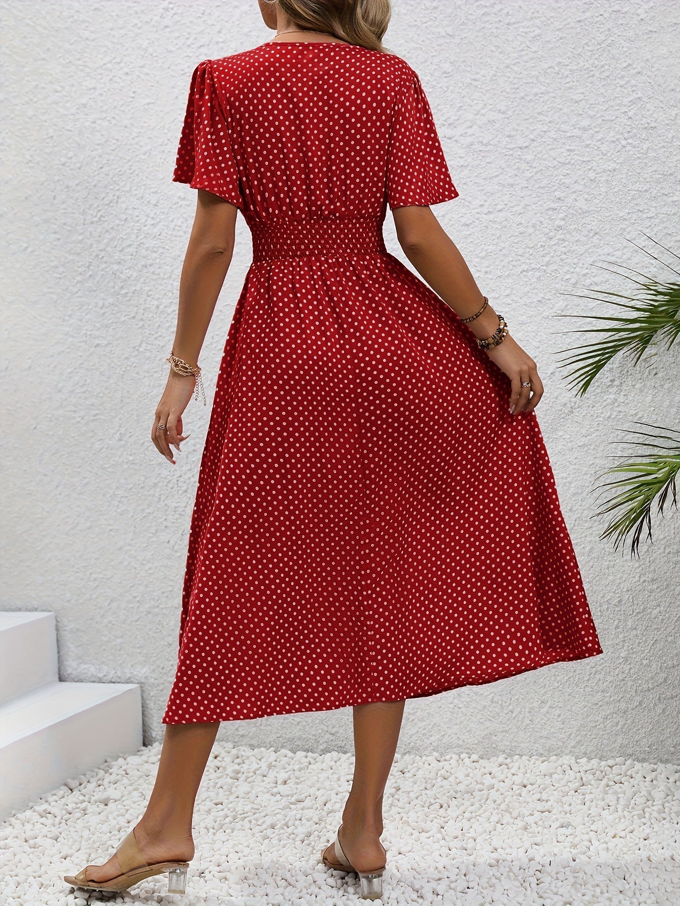 Raquel | Vestido Con Estampado de Lunares