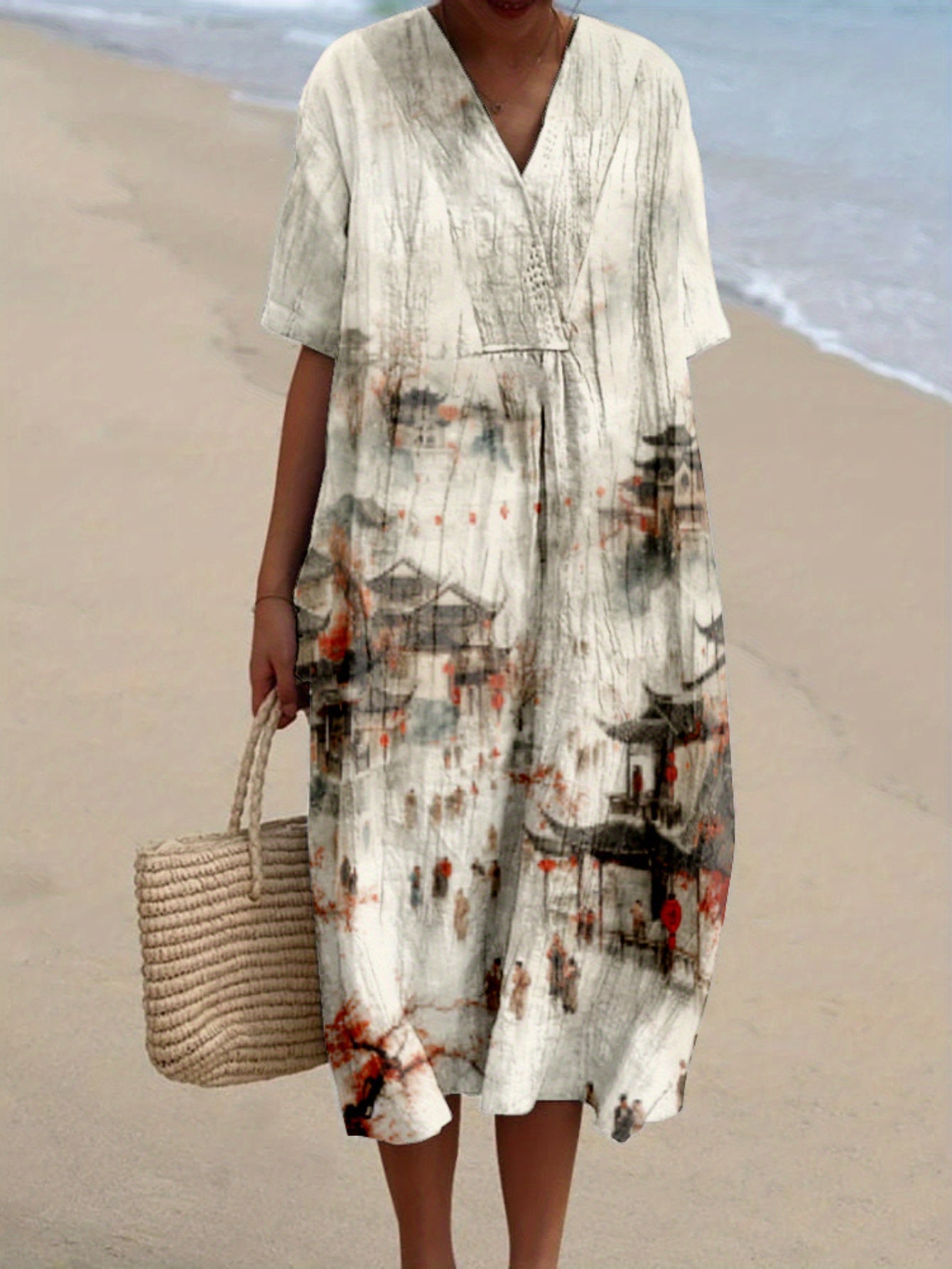 Isabel|Vestido estampado