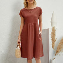 VESTIDO ALGÓDON DE LÍNEA SUAVE - MINIMALISTA Y MODERNO