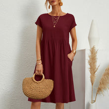 VESTIDO ALGÓDON DE LÍNEA SUAVE - MINIMALISTA Y MODERNO