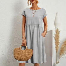 VESTIDO ALGÓDON DE LÍNEA SUAVE - MINIMALISTA Y MODERNO