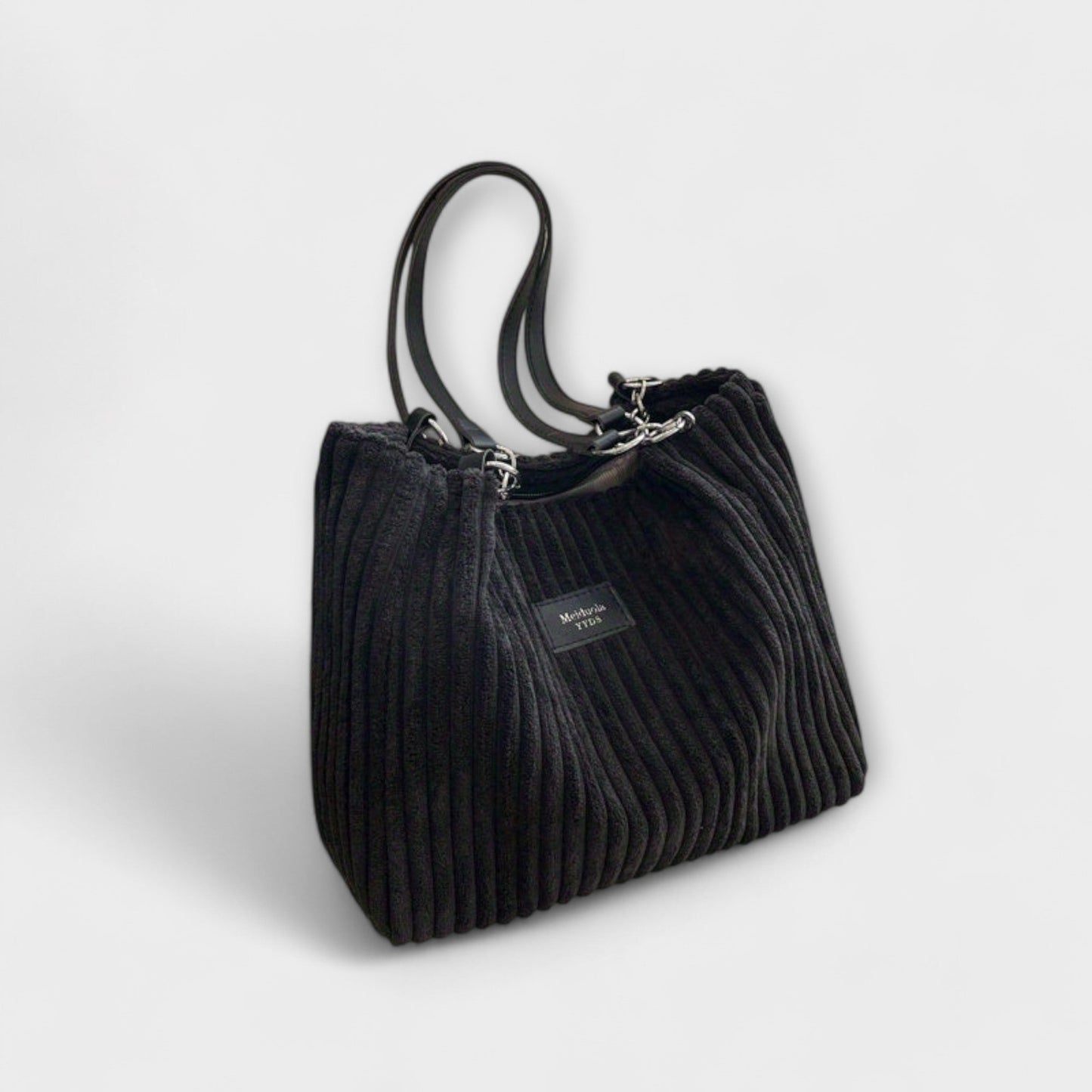 Suave Bolso de Hombro de Cordón