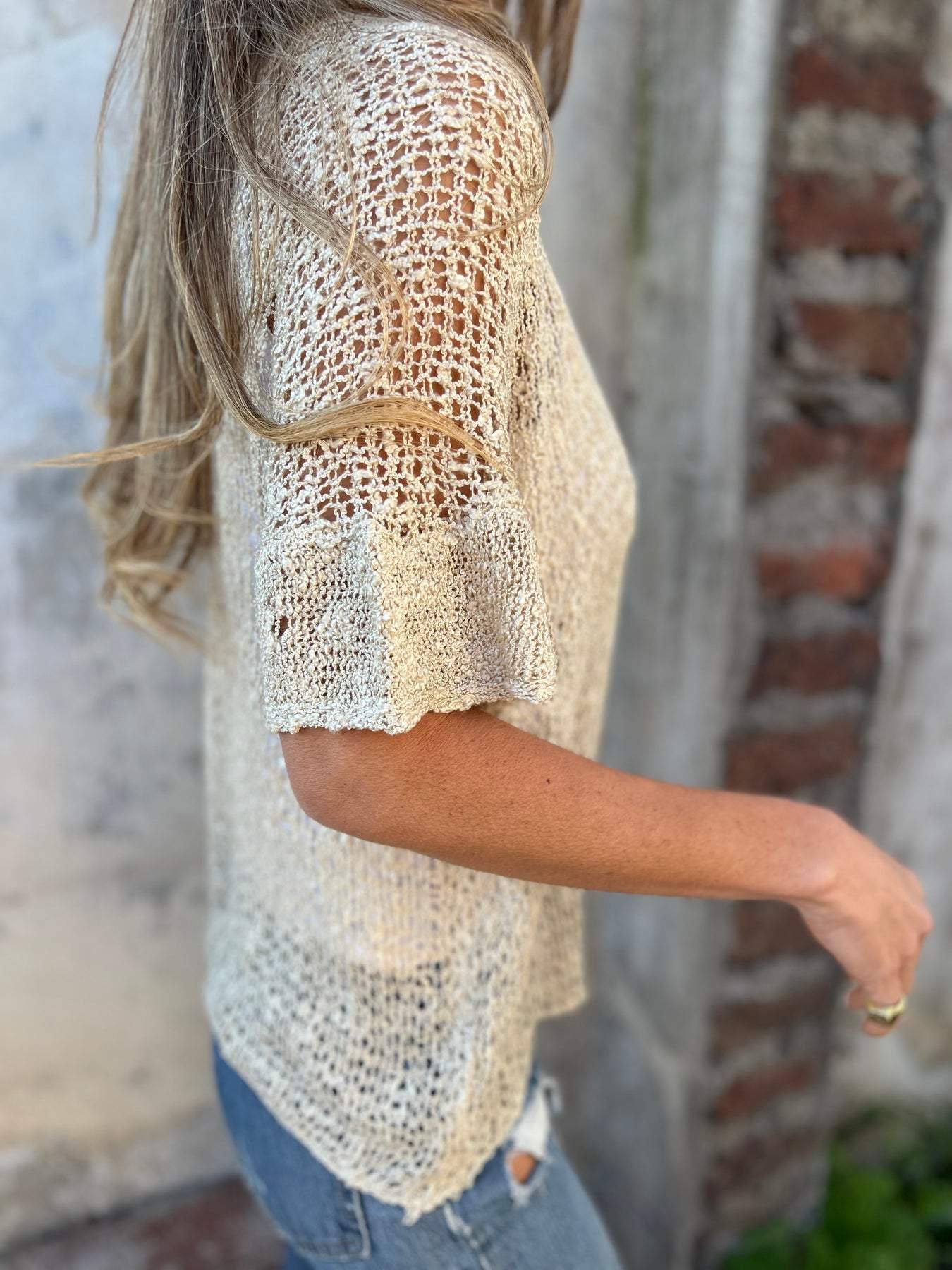 Carla - Top Elegante con Textura
