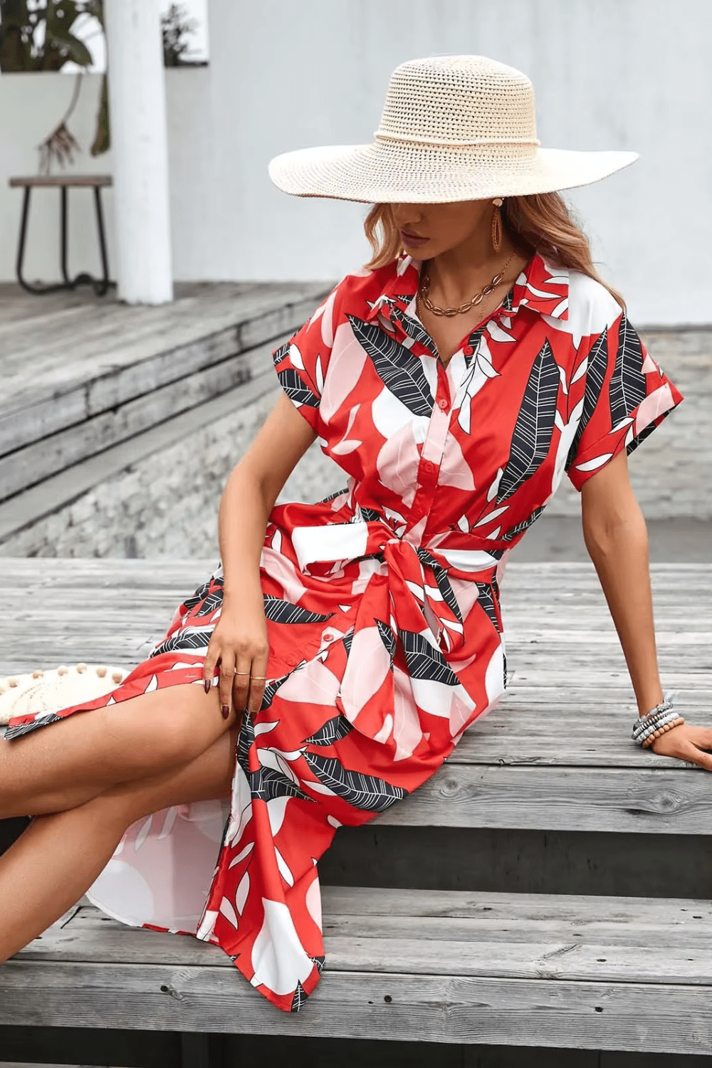 NORIELLE | Encantador vestido maxi con lazo divertido