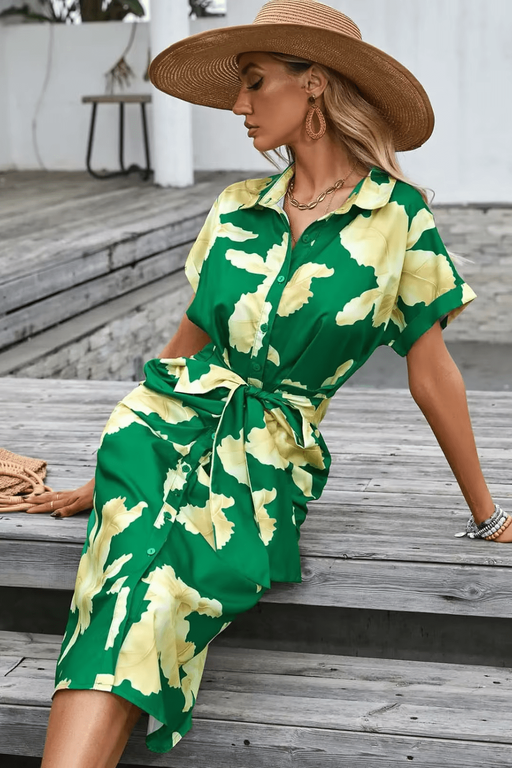 NORIELLE | Encantador vestido maxi con lazo divertido