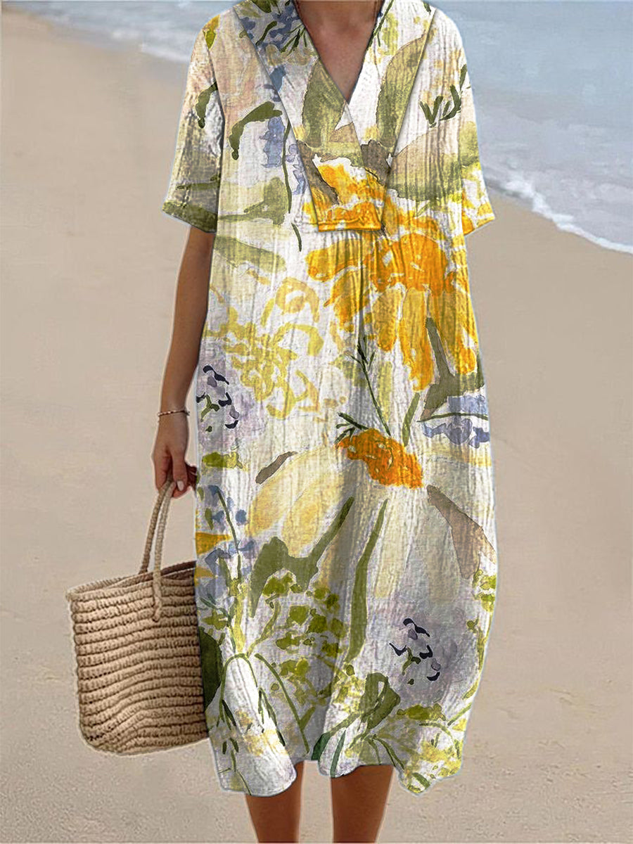 Camila|Vestido estampado