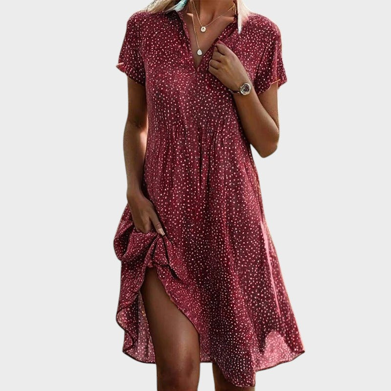 Julieta - Vestido Midi De Lunares