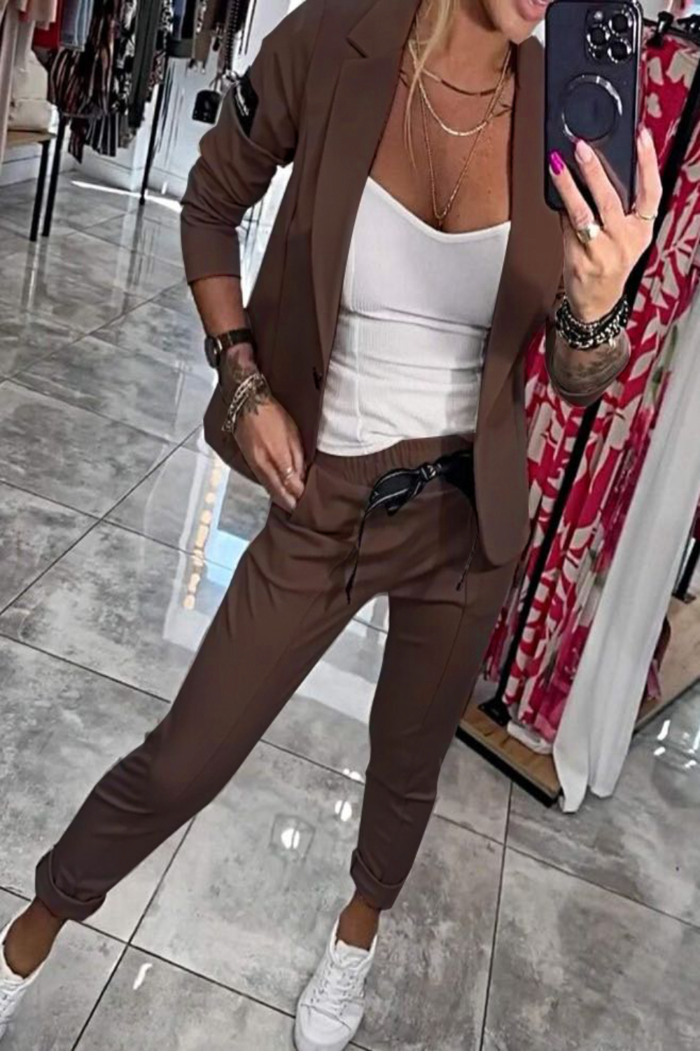 Conjunto Moxie™ – Top, Chaqueta y Pantalón Elástico