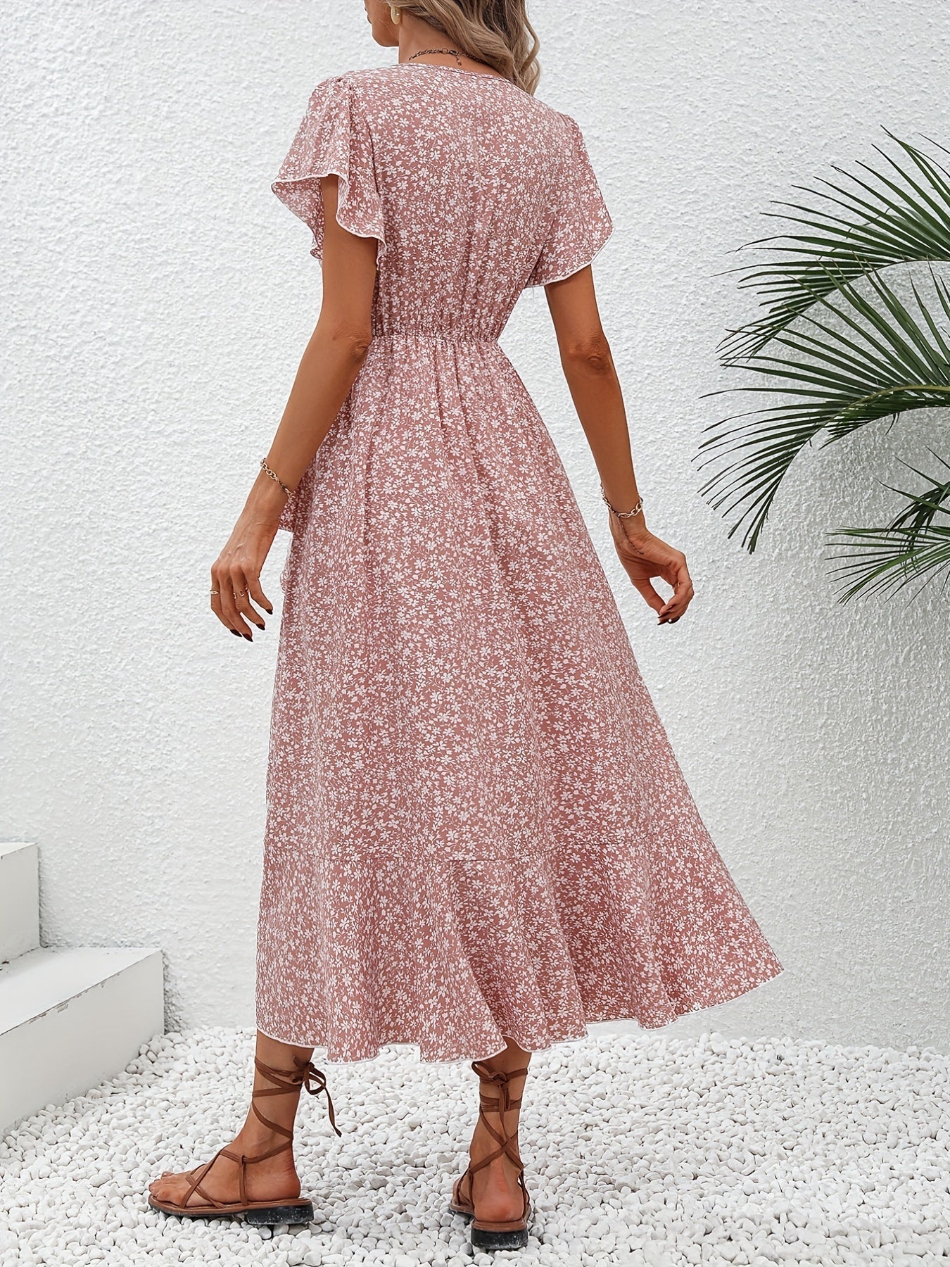 Iris - Vestido Corto Con Encaje Floral
