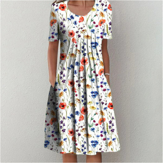 EBERTA - Encantador vestido floral informal para un toque femenino