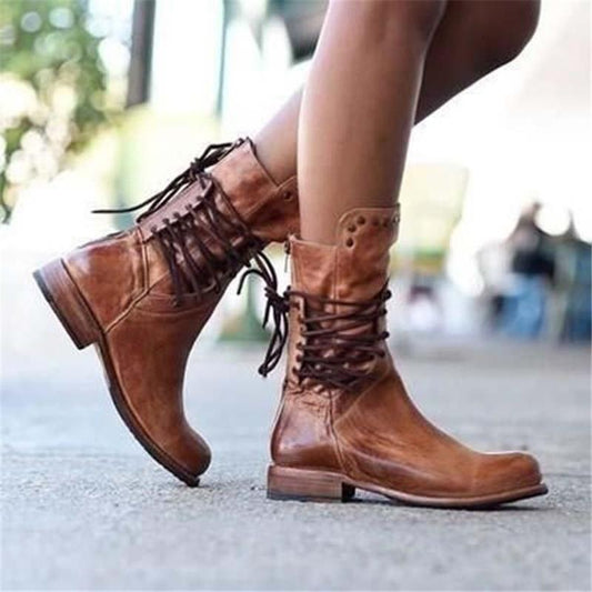 Botas con Cordones
