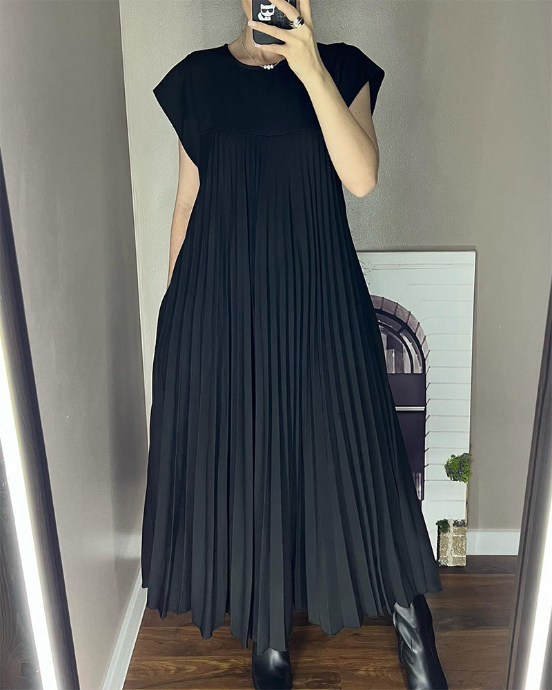 Loraine | Vestido Largo Plisado Elegante