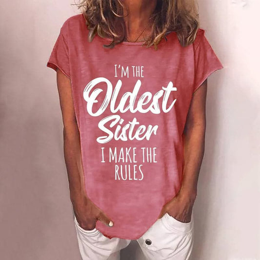 Myra - Elegante y cómoda camiseta de verano con estampado para mujer
