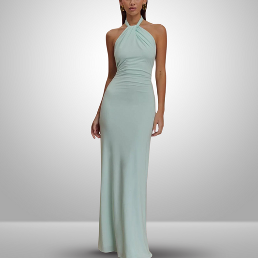 Celestina™ | Maxi Vestido con Escote Americano