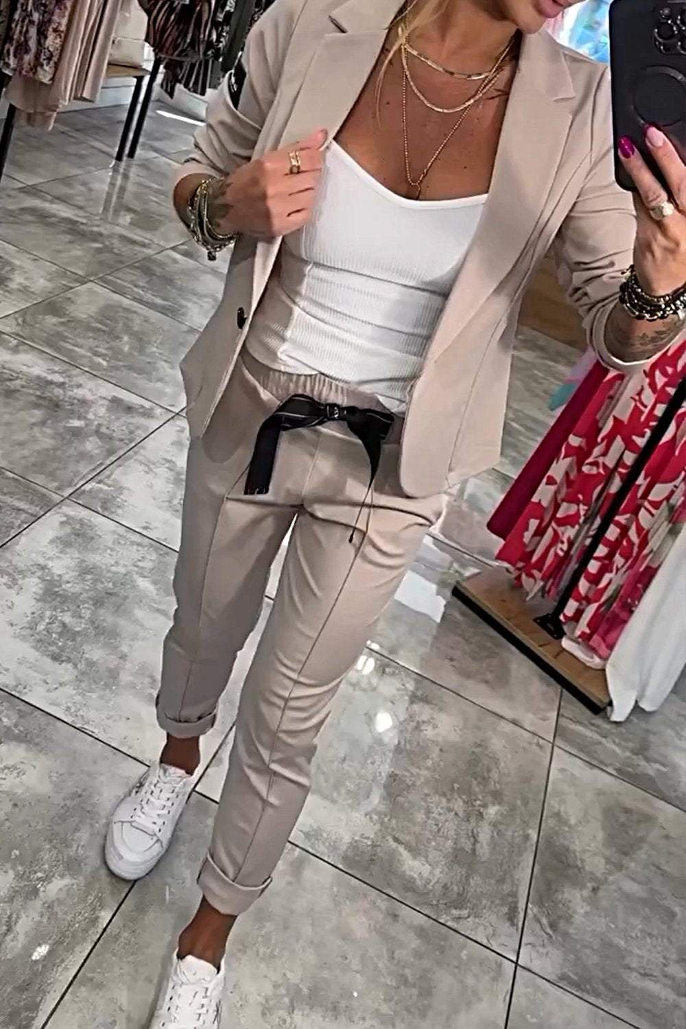 Conjunto Moxie™ – Top, Chaqueta y Pantalón Elástico