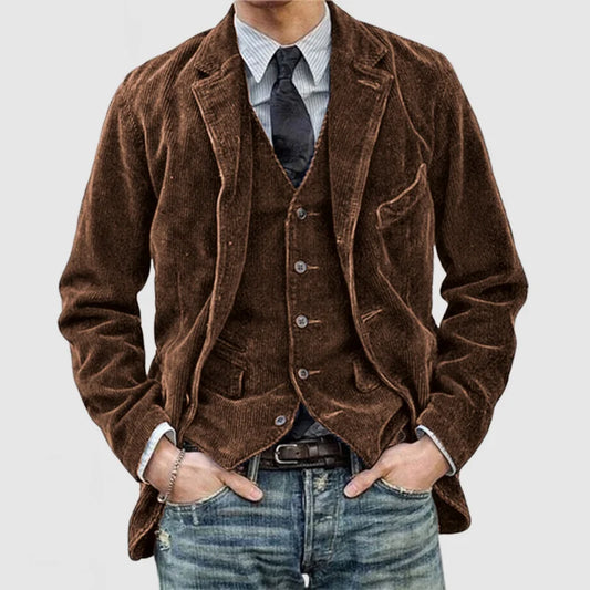 ADOLFO - CONJUNTO DE CHAQUETA Y CHALEQUILLO