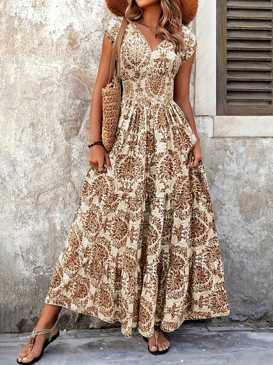 Lucía | Vestido largo con cuello en V