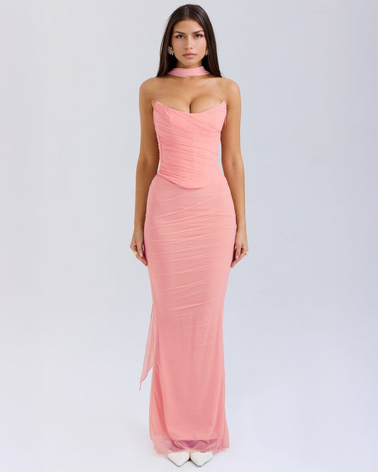 Malu – Vestido Rosa con Encanto Natural