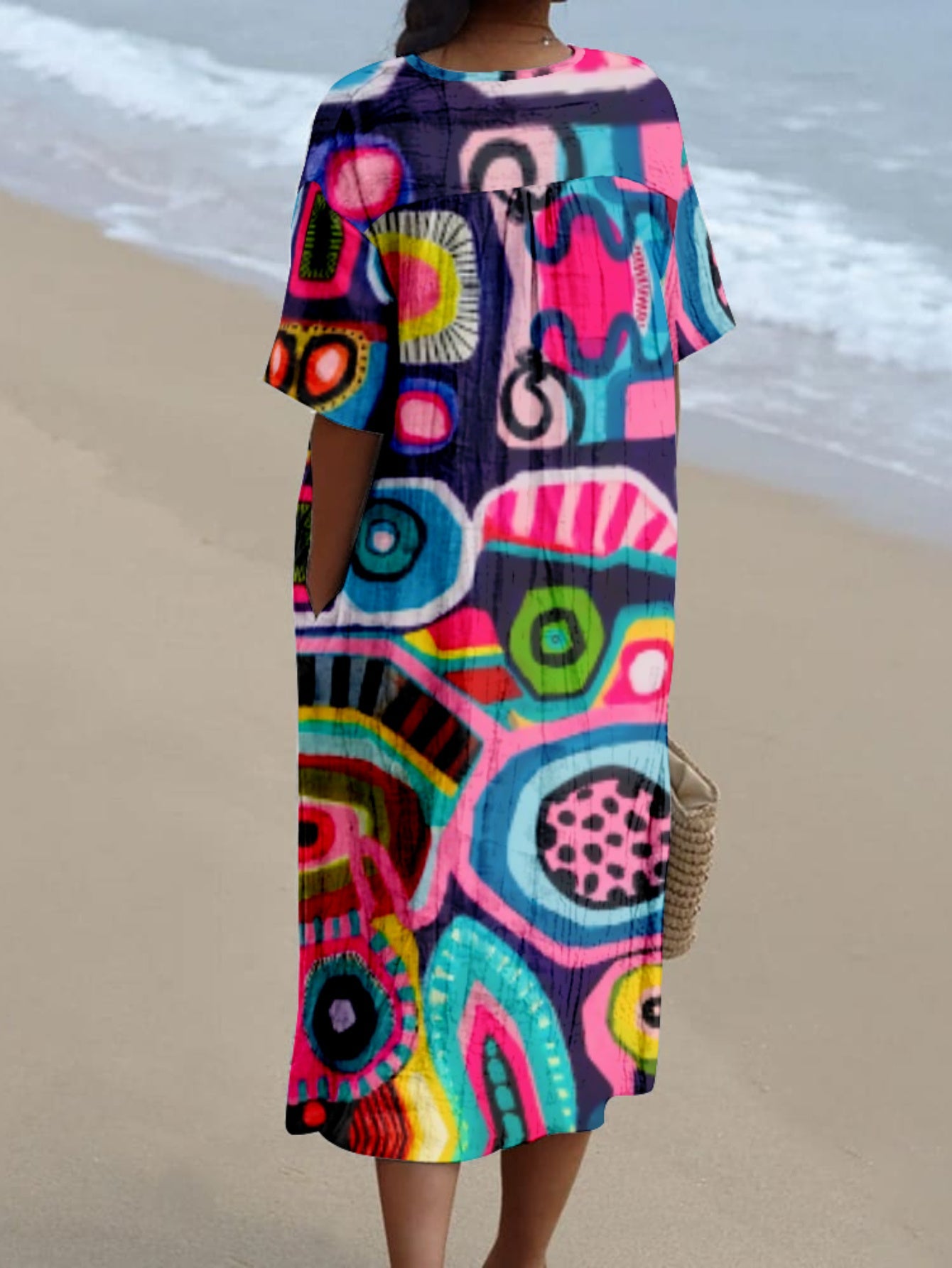 Nerea｜Vestido estampado