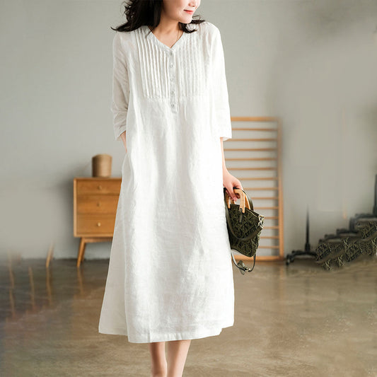 ALIYAH - Vestido de verano lujoso y vaporoso para el máximo confort