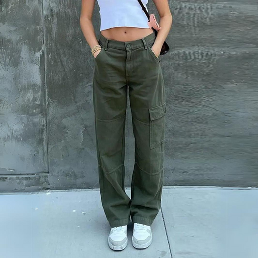 SENJA - Elegantes pantalones cargo de mujer para un look informal