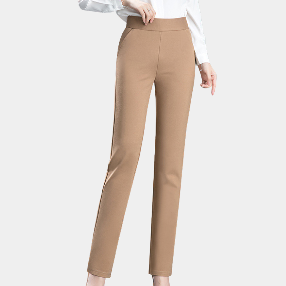 Abril - Pantalones rectos de moda para mujer