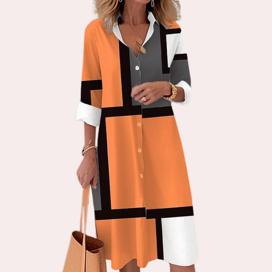 Elegante vestido midi Anna para mujer - ¡Perfecto para cualquier ocasión!