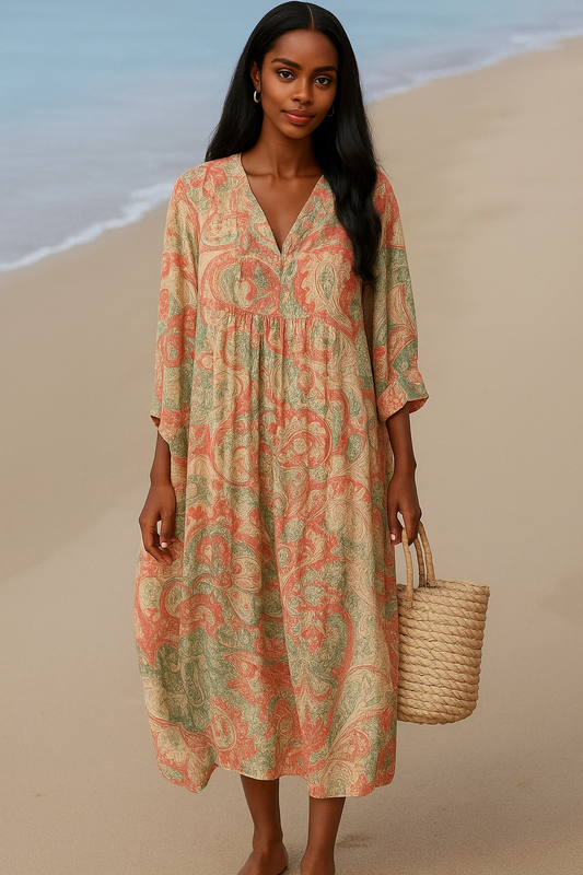 Elin | Vestido Vintage de Flores