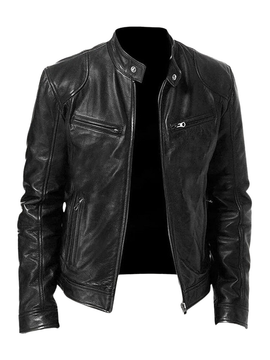 Javier | Chaqueta de Cuero Elegante