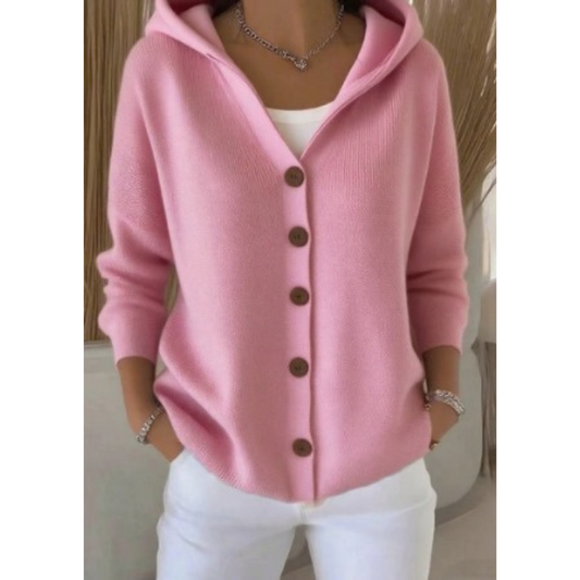 Felicia | Chaqueta de punto con capucha a la última moda