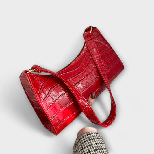 Bolso de Cuero Brillante
