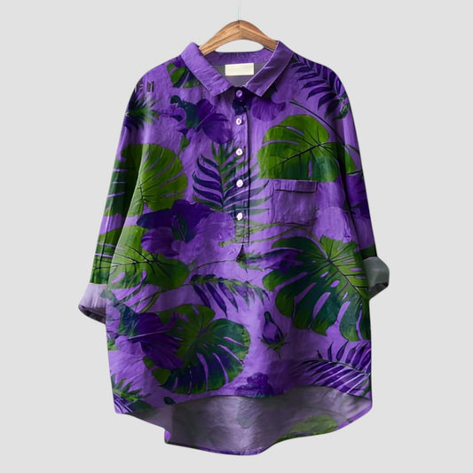 Loredana | Camisa tropical oversize