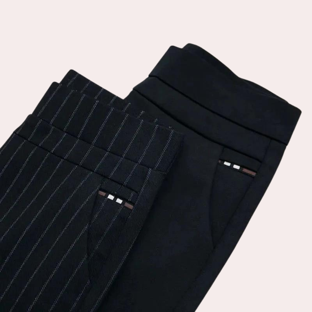 Margot - Pantalón elástico de talle alto con favorecedora cintura alta
