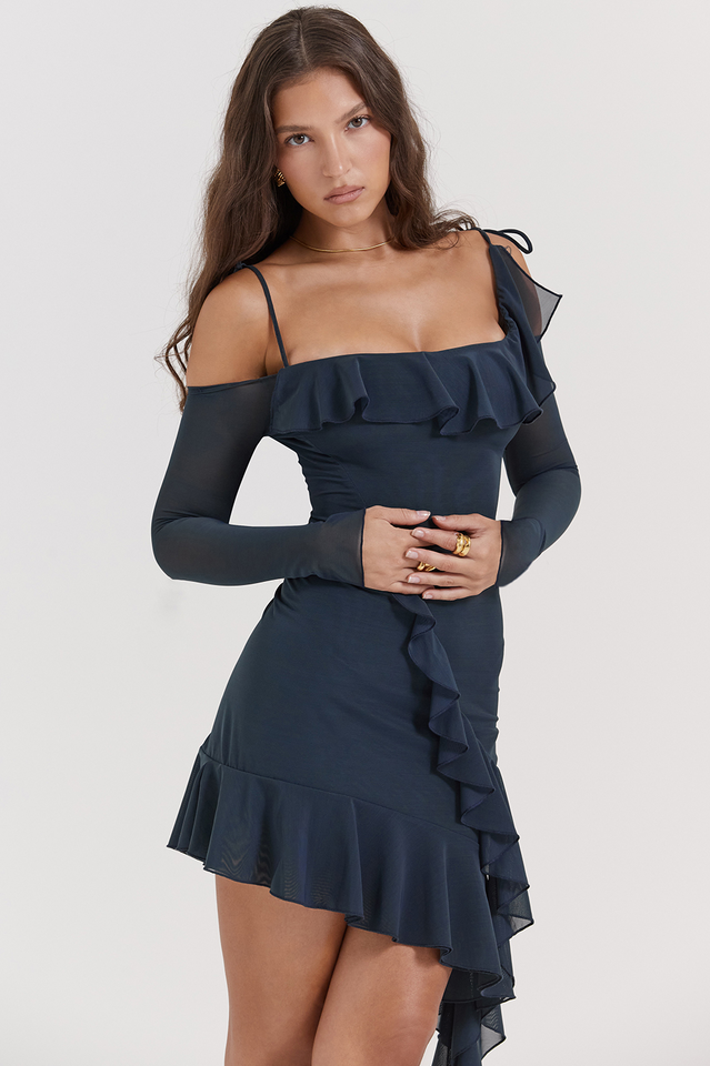 Naiara | Vestido Corto con Volantes