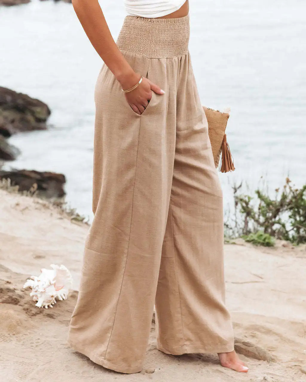 Veda - Pantalones anchos de moda para mujer