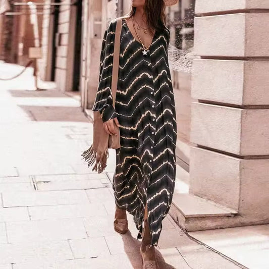 Manar | Vestido Boho Manga Larga