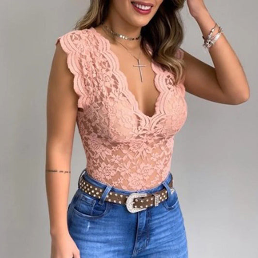 Esme - Elegante blusa sin mangas de corte entallado para mujer