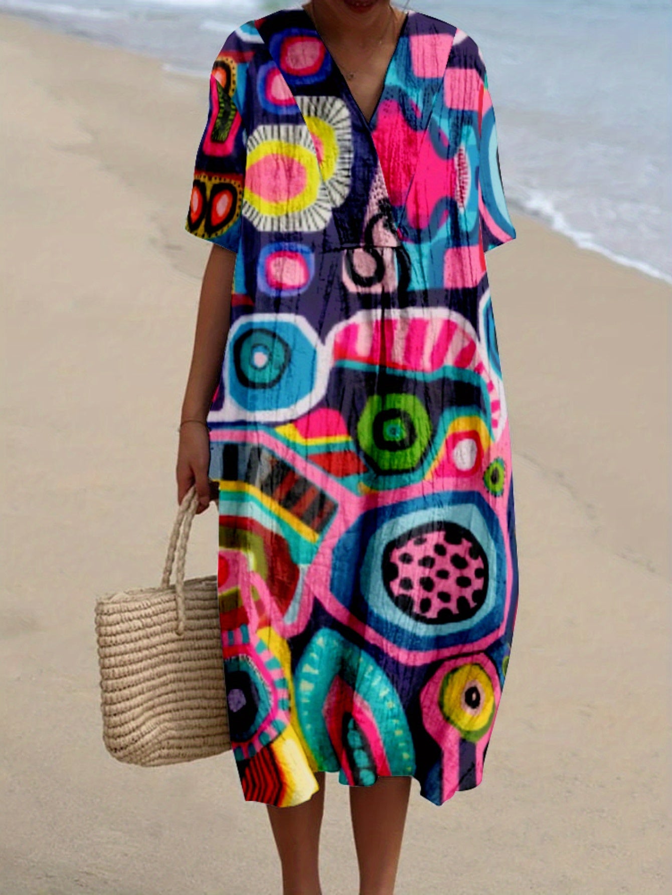 Nerea｜Vestido estampado