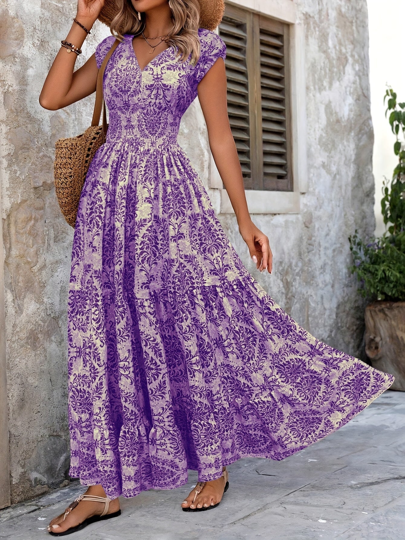 Irene | Vestido con estampado floral