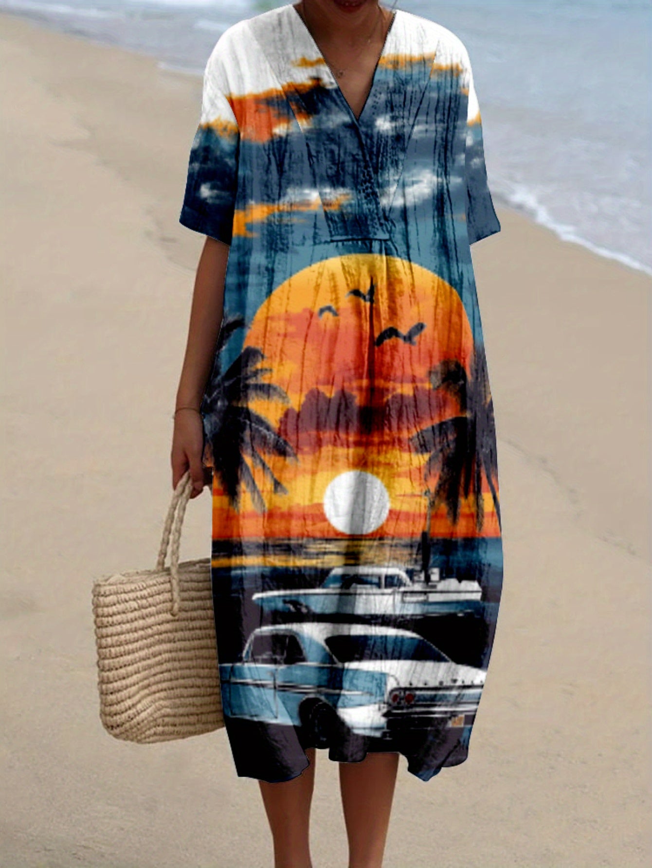 Ivette｜Vestido estampado