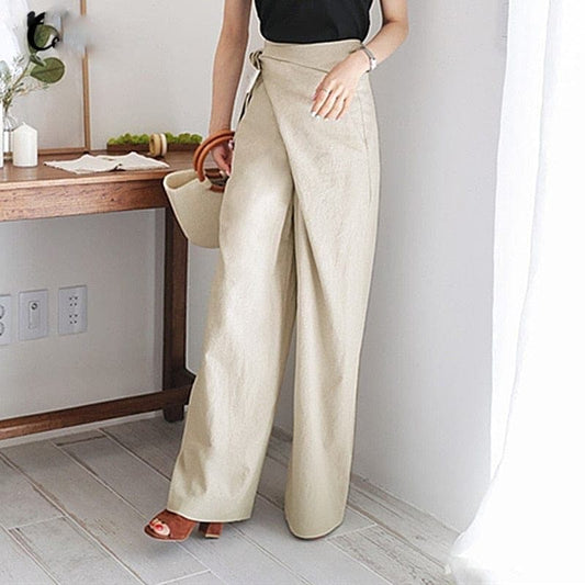 Elaine - Pantalones de cintura alta para un look elegante