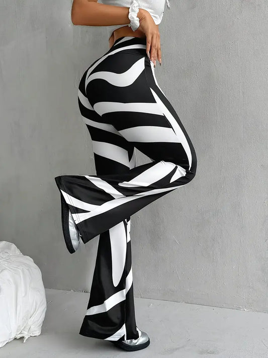 Trudy - Elegantes pantalones femeninos de talle alto para un look a la última