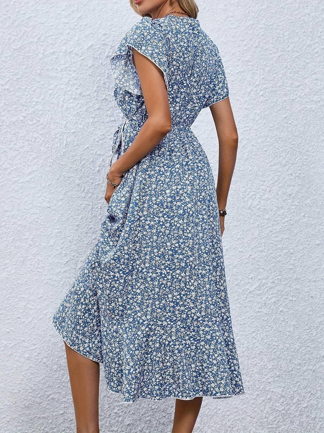 Iris - Vestido Corto Con Encaje Floral