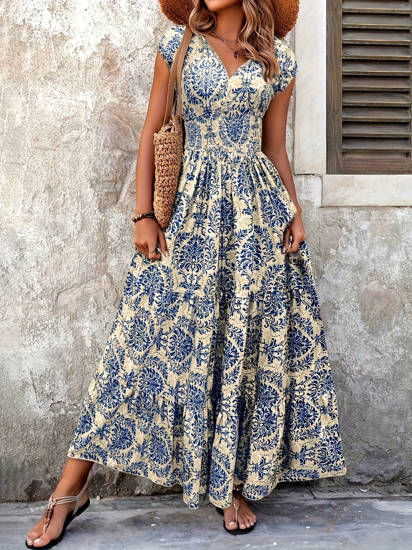 Sofía | Vestido largo con cuello en V