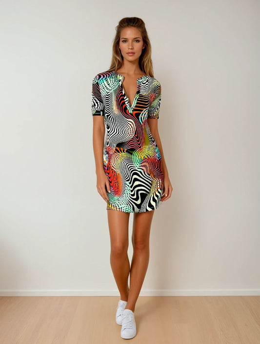 Mercedes | Vestido Suelto Cuello V