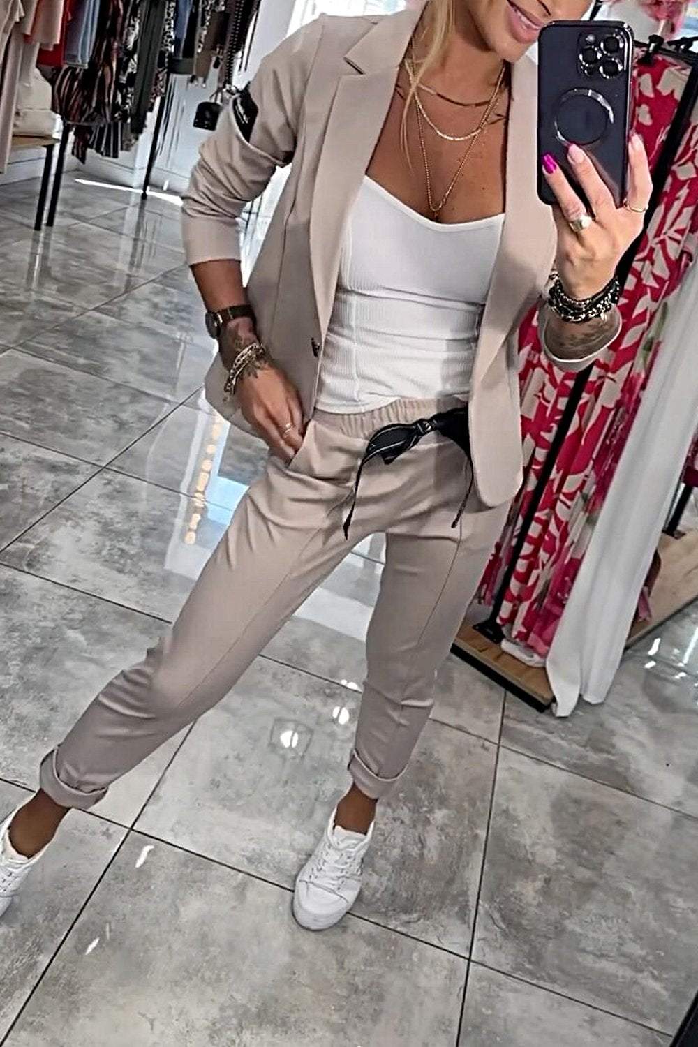 Conjunto Moxie™ – Top, Chaqueta y Pantalón Elástico